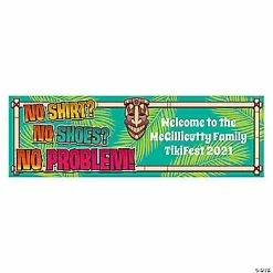 Deals 👏 No Problem Luau Party Custom Banner - Small 💯