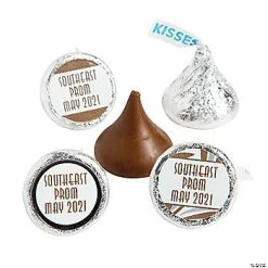 New 🎉 Personalized 1920s Hershey’s® Kisses® Stickers - 60 Pc. ⌛