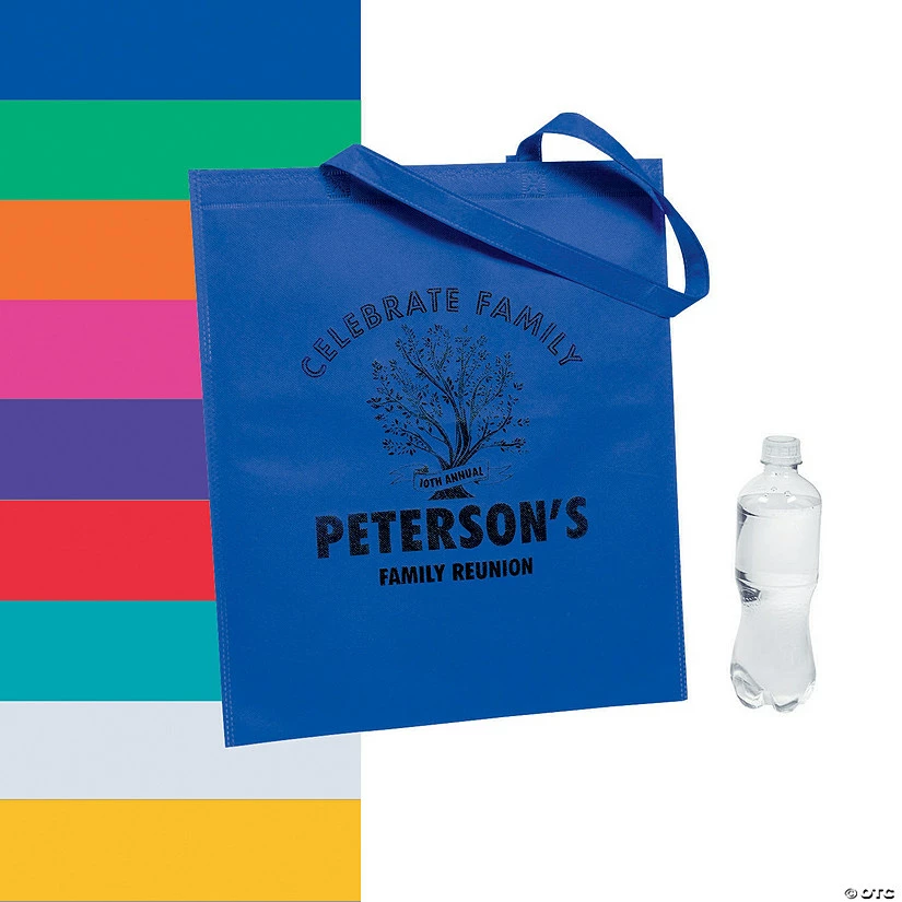 Best Pirce ⭐ 15" x 17" Personalized Large Family Tree Nonwoven Tote Bags - 24 Pc. 🔥 2 Best Pirce ⭐ 15" x 17" Personalized Large Family Tree Nonwoven Tote Bags - 24 Pc. 🔥 - Image 2