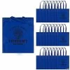 Best Pirce 🎁 15" x 17" Personalized Large Blue Family Tree Nonwoven Tote Bags - 24 Pc. 😉