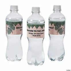 Top 10 ❤️ Personalized Jungle Water Bottle Labels - 50 Pc. 🤩