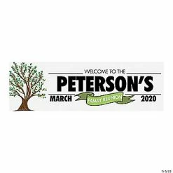 Brand new 👏 Family Reunion Party Custom Banner - Medium 🌟