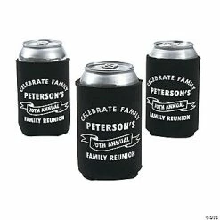 Deals ✔️ Personalized Premium Family Reunion Neoprene Can Coolers - 24 Pc. 🔔