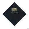 Best Pirce 🧨 Black Family Reunion Personalized Napkins with Gold Foil - 50 Pc. Luncheon 😉