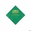 Best Sale 🤩 Green Family Reunion Personalized Napkins with Gold Foil - 50 Pc. Beverage 🌟