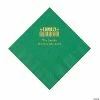 Promo ⌛ Green Family Reunion Personalized Napkins with Gold Foil - 50 Pc. Luncheon 🛒