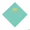 Best reviews of 😀 Mint Green Family Reunion Personalized Napkins with Gold Foil - 50 Pc. Luncheon 🎁