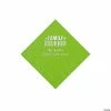 Wholesale ⭐ Lime Green Family Reunion Personalized Napkins with Silver Foil - 50 Pc. Beverage 🧨