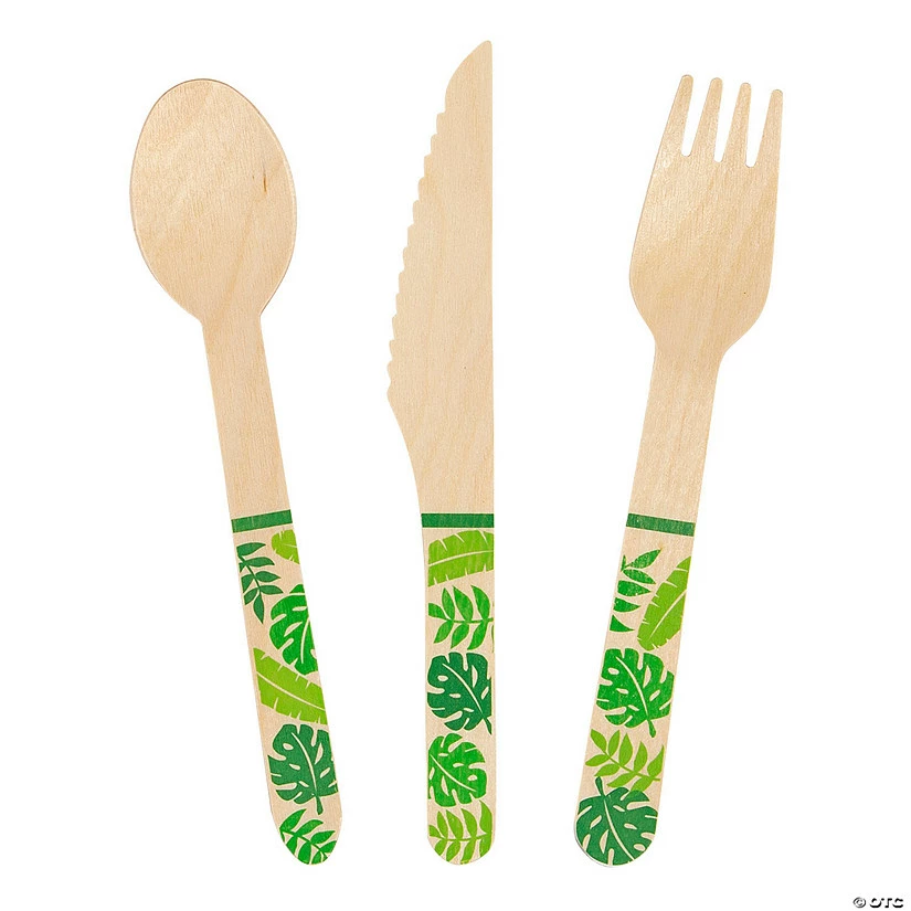 Outlet 🌟 Wooden Cutlery Sets - 24 Pc. ⭐ 2 Outlet 🌟 Wooden Cutlery Sets - 24 Pc. ⭐ - Image 2