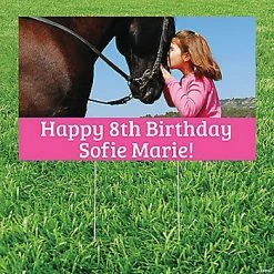 Outlet 👍 Large Custom Photo Yard Sign 😍