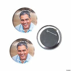 Budget 🎁 In Loving Memory Custom Photo Buttons - 12 Pc. 👏