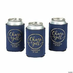 Best reviews of ✔️ Personalized Premium Cheers Y’all Navy Blue Can Coolers - 24 Pc. 👏
