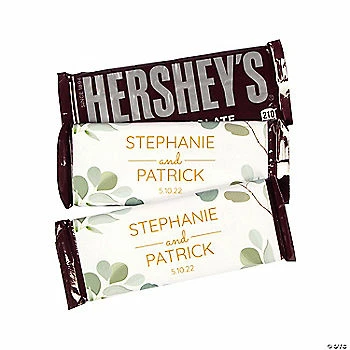 New π₯° Personalized Eucalyptus π¬ Candy Bar Labels - 12 Pc. π€© 1 New π₯° Personalized Eucalyptus π¬ Candy Bar Labels - 12 Pc. π€©