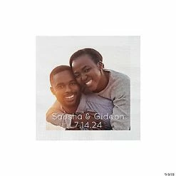 Hot Sale 🤩 Personalized Text Custom Photo Paper Beverage Napkins 😉