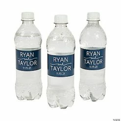 Buy 😍 Personalized Names Water Bottle Labels - 50 Pc. 🔔
