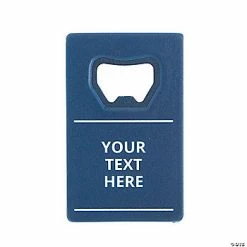 Coupon 🧨 Personalized Open Text Bottle Openers - 12 Pc. 👏