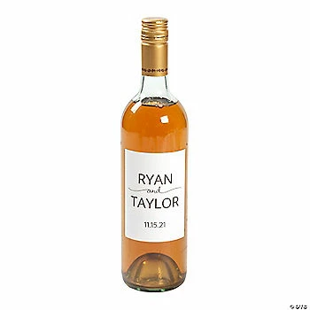 New ๐งจ Personalized Names Wedding Wine Bottle Labels - 12 Pc. ๐ฏ 1 New ๐งจ Personalized Names Wedding Wine Bottle Labels - 12 Pc. ๐ฏ