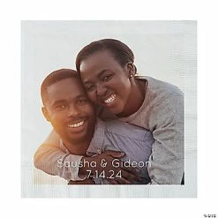 Budget 🧨 Personalized Text Custom Photo Paper Luncheon Napkins 😍