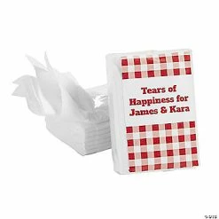 Brand new 🤩 Personalized Gingham Tissue Packs - 10 Pc. 💯