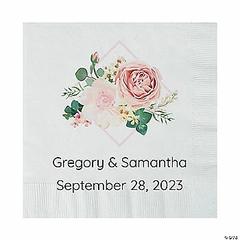 Brand new π₯ Personalized Blush Floral Paper Luncheon Napkins - 50 Pc. π 1 Brand new π₯ Personalized Blush Floral Paper Luncheon Napkins - 50 Pc. π