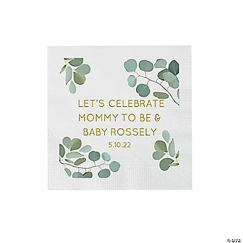 Wholesale π₯ Personalized Simple Eucalyptus Beverage Paper Napkins - 50 Pc. β€οΈ 1 Wholesale π₯ Personalized Simple Eucalyptus Beverage Paper Napkins - 50 Pc. β€οΈ