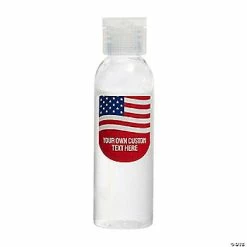Wholesale 😉 Personalized Stars & Stripes Sanitizer Labels 🔥