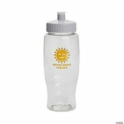 Hot Sale ✨ Personalized Clear Sun Water Bottles – 50 Pc. ⭐