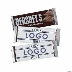Best deal 🎁 Custom Full-Color Logo 🍬 Candy Bar Labels - 12 Pc. ✔️