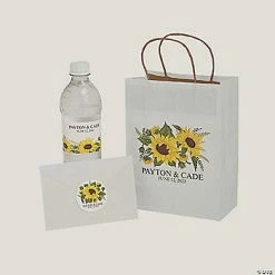 Best reviews of 🎉 Personalized Sunflower Wedding Welcome Bags Kit - 12 Pc. ⭐