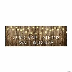Buy ❤️ Personalized Rustic Wedding Banner - Small 🛒
