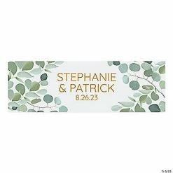Brand new ⌛ Personalized Eucalyptus Wedding Banner - Medium 😍