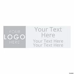 Discount 🛒 Personalized Logo & Text Banner - Medium 🧨