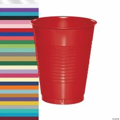 Best Pirce ❤️ 16 oz. Solid Color Plastic Cups - 60 Pc. 🛒