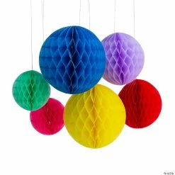 Deals 🧨 Hanging Honeycomb Decorations - 6 Pc. 🔔