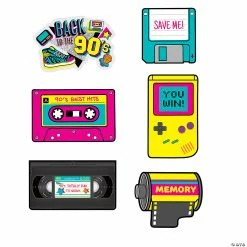 Deals ❤️ Back to the 90s Cutouts - 6 Pc. ✔️