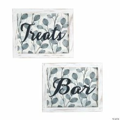 Best deal 🎉 Bar & Treats Sign Set - 2 Pc. 🛒