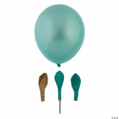 Outlet 😀 Chrome Custom Color Double Stuffed 11" Latex Balloons - Makes 24 🔔