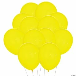 Discount ⭐ Citrine Yellow 11" Latex Balloons - 12 Pc. ✔️