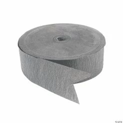 Budget 🔔 Gray Jumbo Paper Streamers 😍