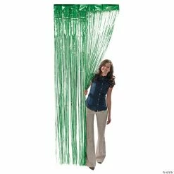 Discount 🛒 Metallic Fringe Door Curtains ⌛