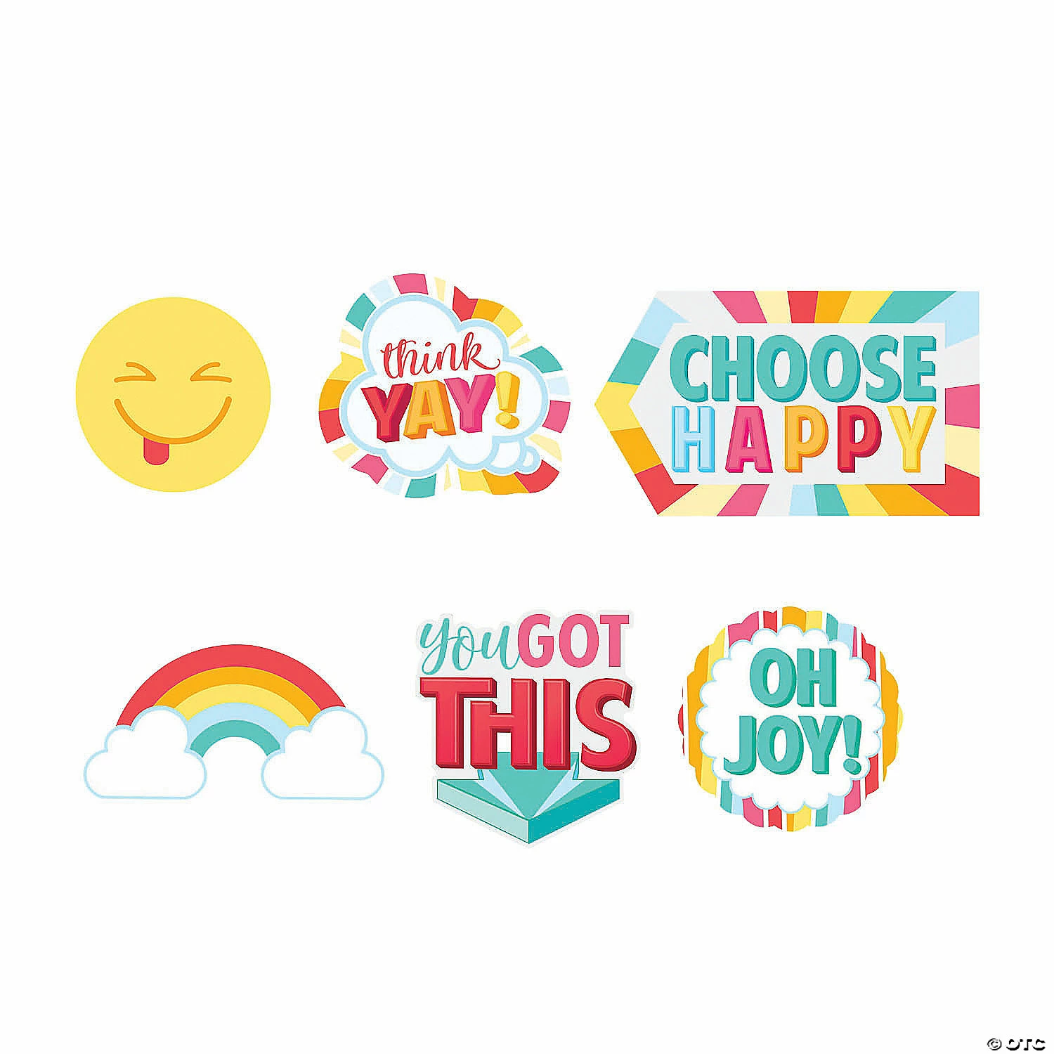 Best Pirce ❤️ Happy Day Cutouts - 6 Pc. 🧨 1 Best Pirce ❤️ Happy Day Cutouts - 6 Pc. 🧨