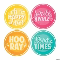 Flash Sale ❤️ Happy Day Paper Dessert Plates - 8 Ct. 🛒