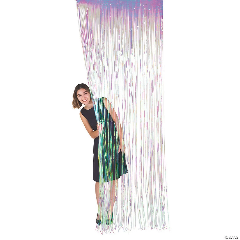 Buy ๐ Iridescent Fringe Door Curtain ๐งจ 1 Buy ๐ Iridescent Fringe Door Curtain ๐งจ