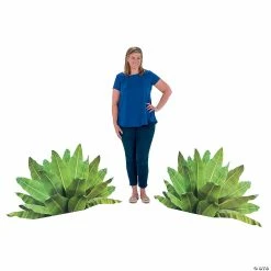 Cheap Reunion Party Supplies Shop 12 New ๐งจ Jungle Greenery Stand-Ups - 2 Pc. โจ