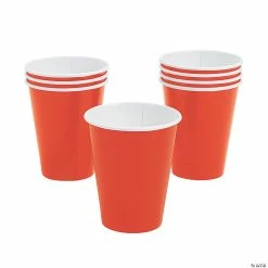 New 👏 Solid Color Paper Cups - 24 Ct. 🔔