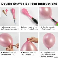 Coupon 🥰 Chrome Custom Color Double Stuffed 11" Latex Balloons - Makes 24 ⌛ -Cheap Reunion Party Supplies Shop ruby red chrome custom color double stuffed 11 latex balloons 74 pc 14090471 a03