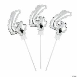 Brand new 🥰 Self-Inflating Number 4 6" Mylar Balloons - 6 Pc. 🔔