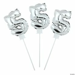 Hot Sale 🤩 Self-Inflating Number 5 6" Mylar Balloons - 6 Pc. 😀