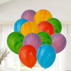Wholesale 😍 Super Agate Rainbow 11" Latex Balloon Assortment - 100 Pc. 🎉 -Cheap Reunion Party Supplies Shop super agate rainbow 11 latex balloon assortment 100 pc 13993376 a02