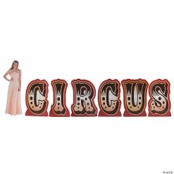 Best Pirce 🌟 Vintage Circus Letter Cardboard Stand-Ups - 6 Pc. 👏